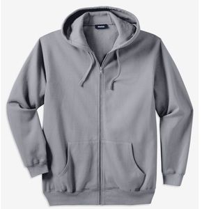 NEW- Big Men’s zip up hoodie
